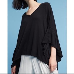 Anthropologie Akemi +Kin Capa Fluttered Tunic XS/S